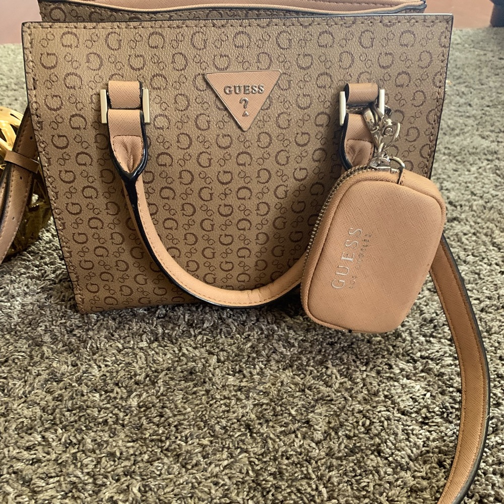 Guess beige crossbody bag
